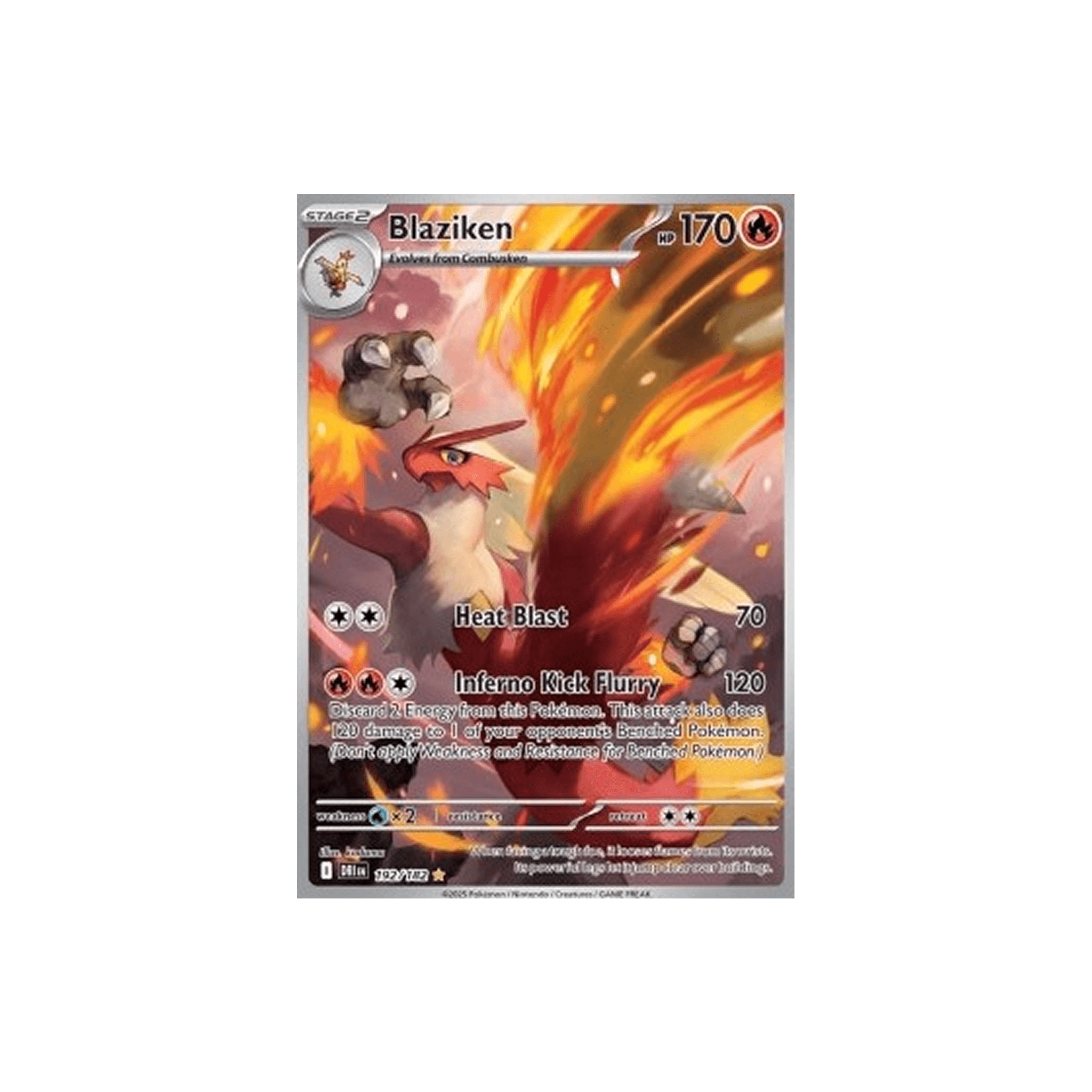 Pokemon TCG - Blaziken (DRI 192) Destined Rivals