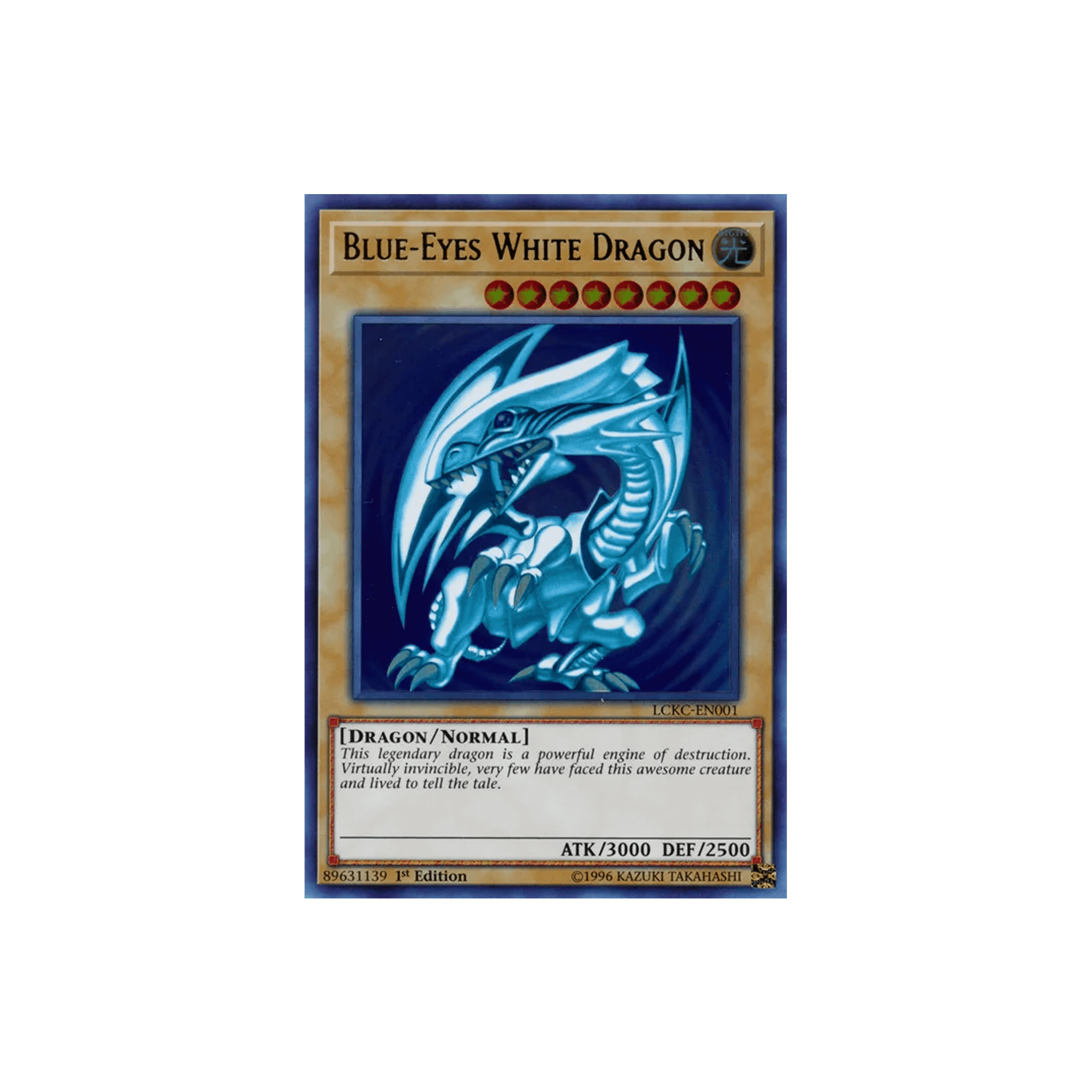 Yugioh TCG - Blue Eyes White Dragon LCKC-EN001 Ultra Rare