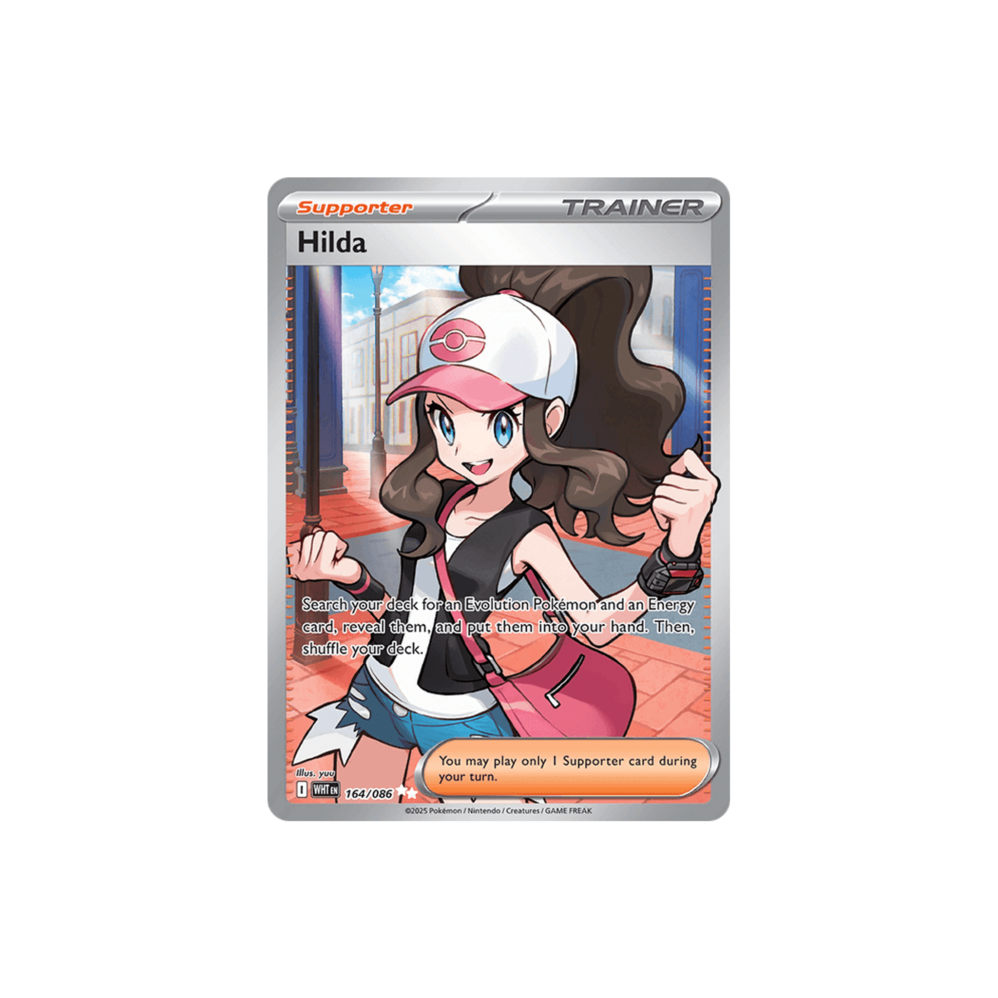 Pokemon TCG - Hilda (WHT 164) White Flare